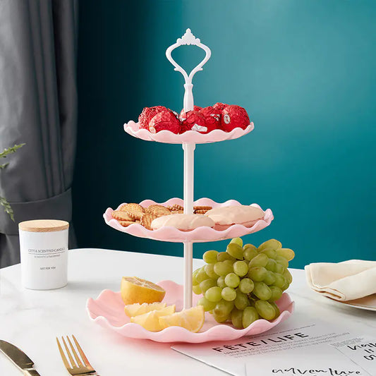 Soporte creativo de cocina de tres niveles