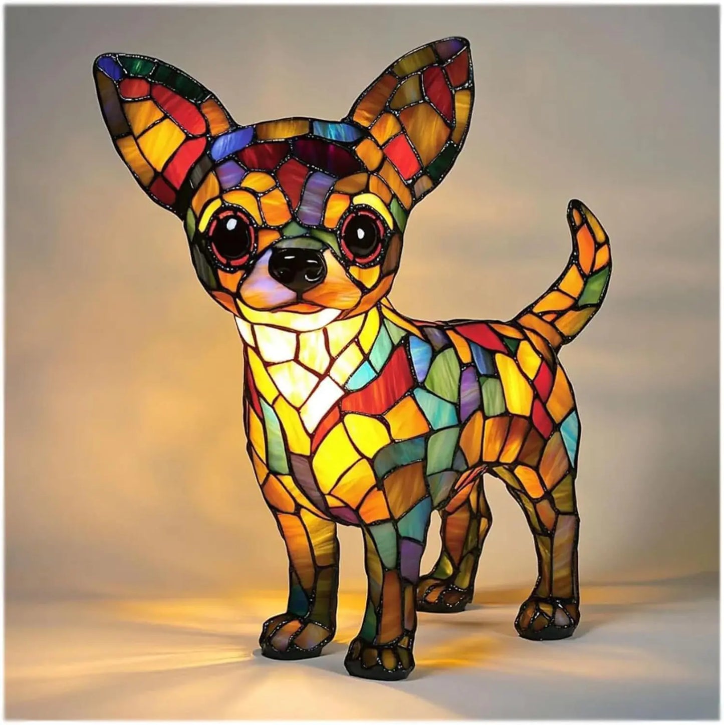 Lámpara nocturna LED de resina con diseño de animal