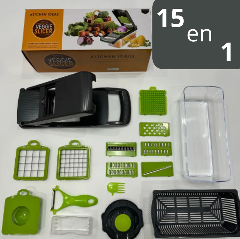Cortador de verduras 15 en 1