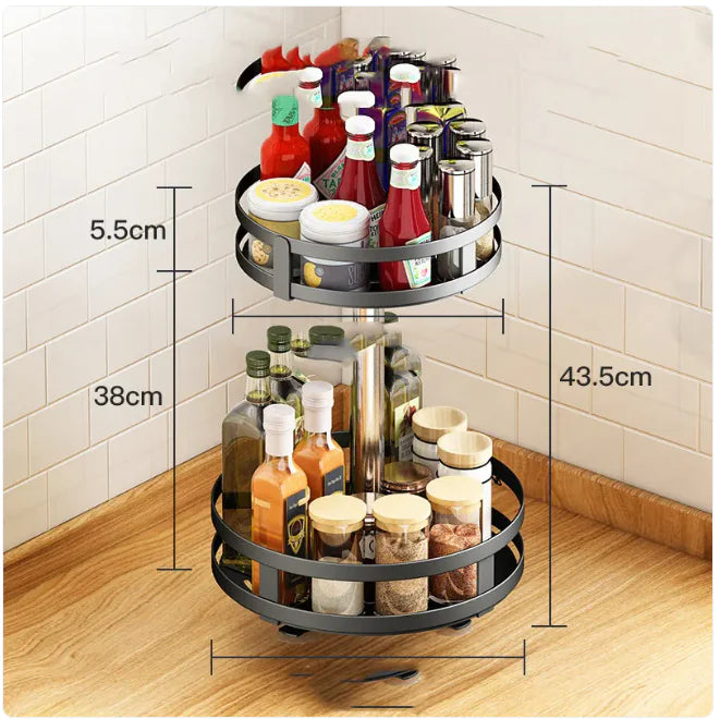 Estante multifuncional para cocina.
