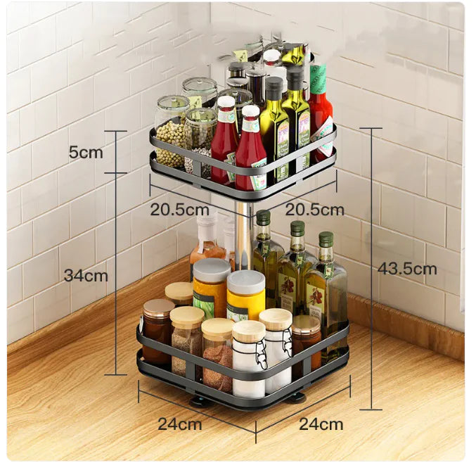 Estante multifuncional para cocina.