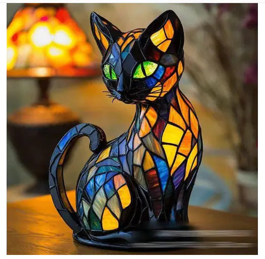 Lámpara nocturna LED de resina con diseño de animal