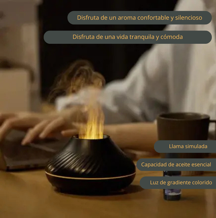 Difusor de Aroma de Llama Colorida Pequeño