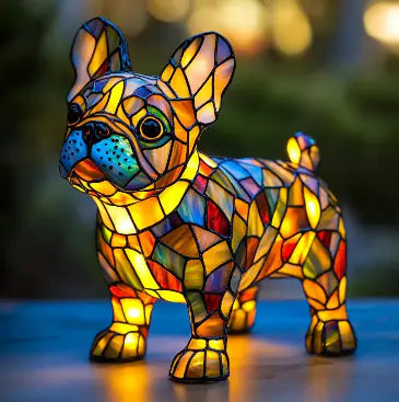 Lámpara nocturna LED de resina con diseño de animal