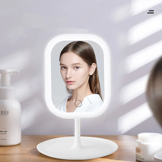 Espejo de maquillaje LED